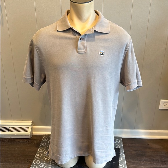 Patagonia Men’s Large Gray Polo Shirt with Collar Embroidered Logo - Picture 1 of 5